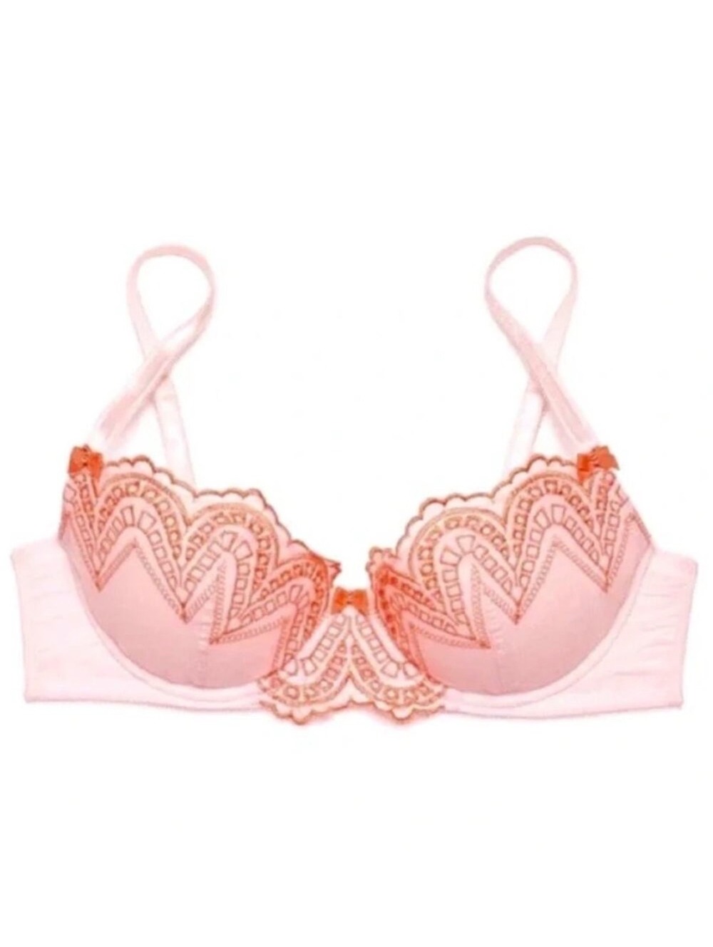 Adore Me 34C Carelle Contour Demi bra Underwire Balconette Lace Bra New Original